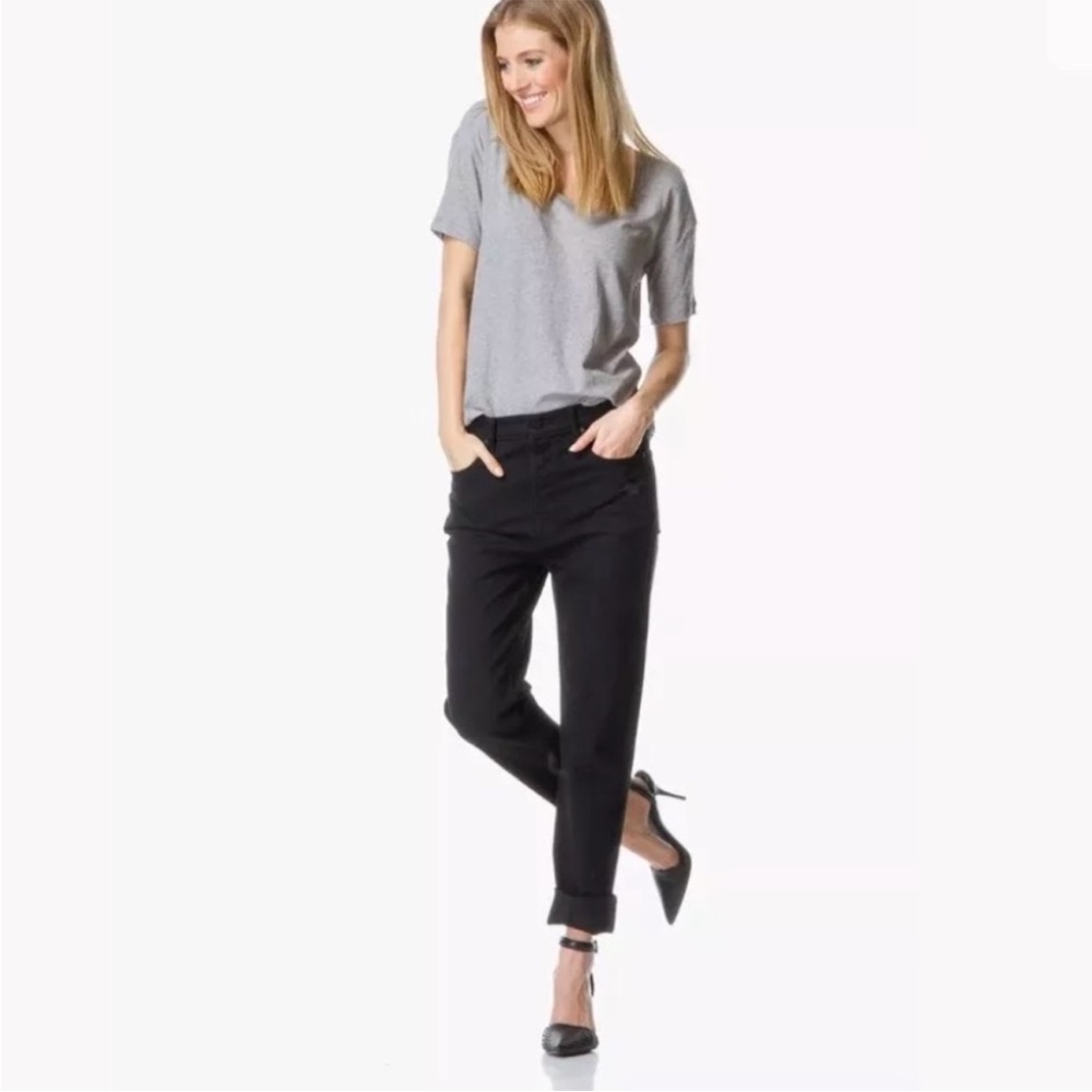 Alexander Wang 003 BoyFit In Black Oversized Jeans Size 25